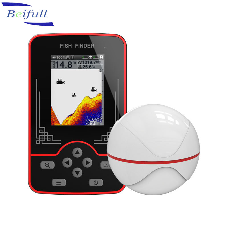 Портативный беспроводной эхоло – обзор и цена Fish Finder Portable