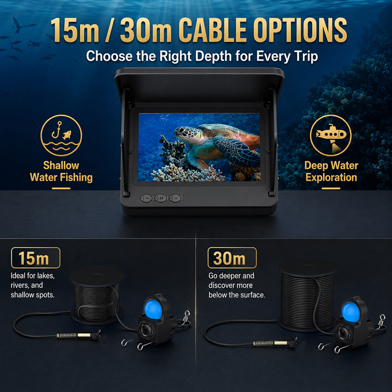 Эхолот-камера для подводной ры – обзор и цена Fish Finder Portable