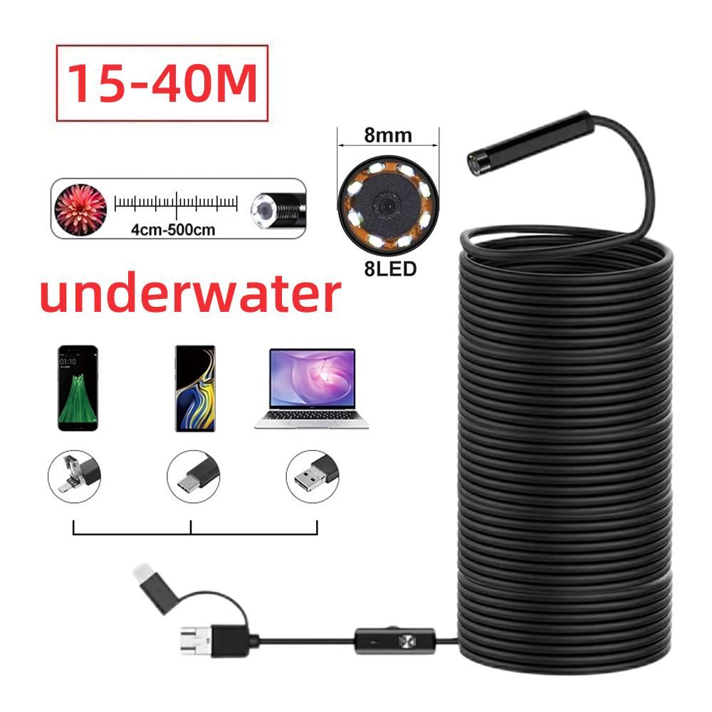 Подводный мини-эндоскоп 40 м с – обзор и цена Fish Finder Cable