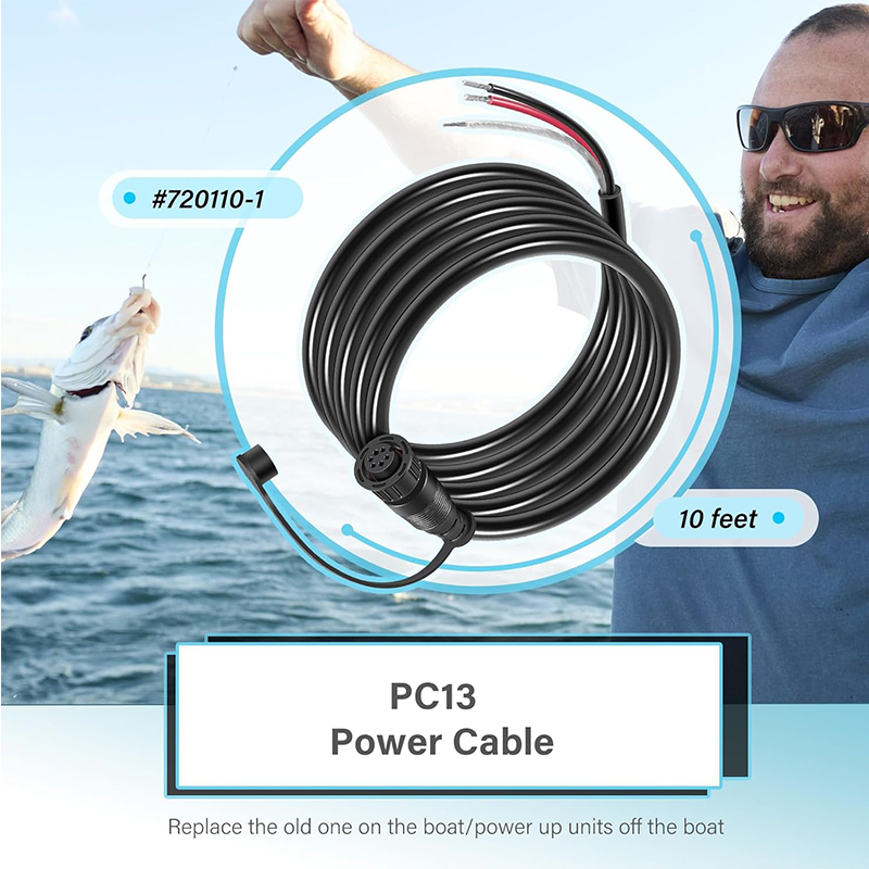 720110-1 Кабель питания PC13 д – обзор и цена Fish Finder Cable