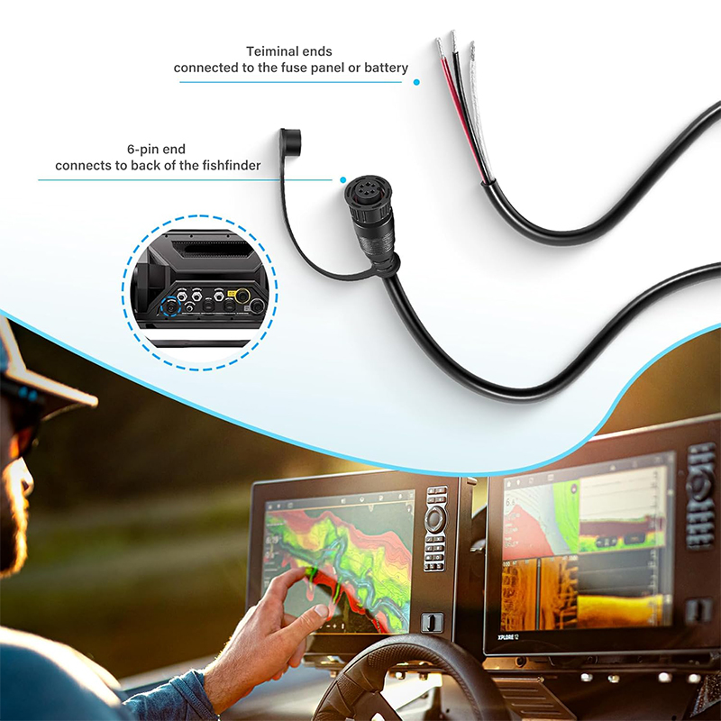 720110-1 Кабель питания PC13 д – обзор и цена Fish Finder Cable